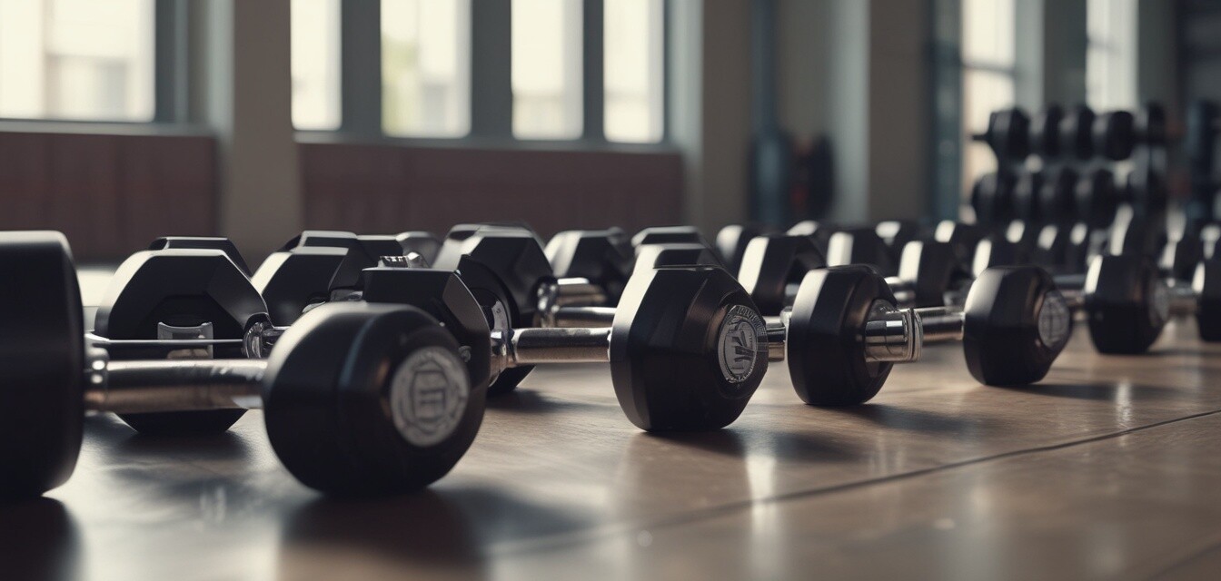 Collection of ergonomic dumbbells