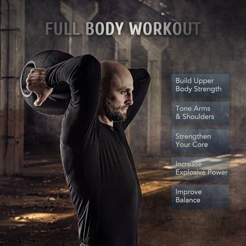 ZELUS Medicine Ball with Dual Grip