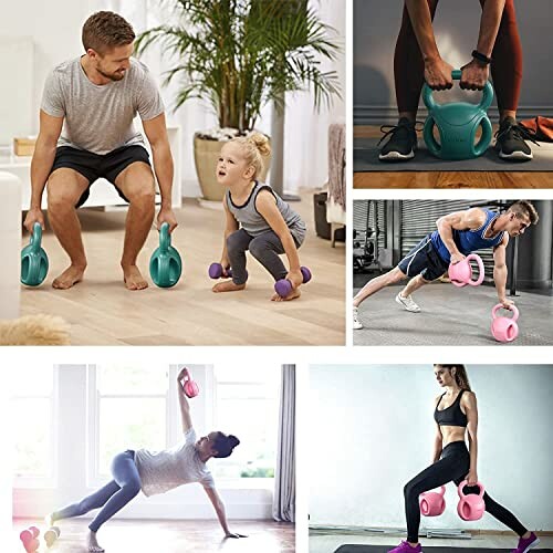 RUNWE 3 Handle Kettlebell